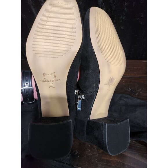 NEW Marc Fisher Charlotte Black Over the Knee Boots/Sz. 7.5M - Picture 10 of 11